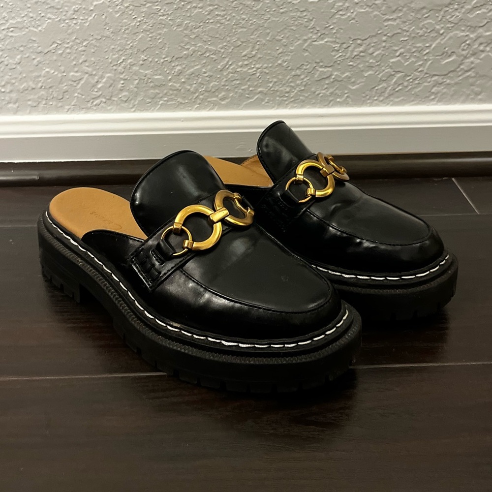 Sam Edelman x Circus NYC Black Mules